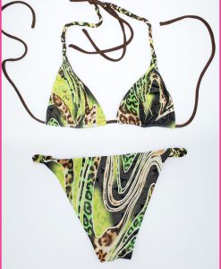 Bikini Triangolo Jungle - Costume da bagno fatto a mano Les Caprices